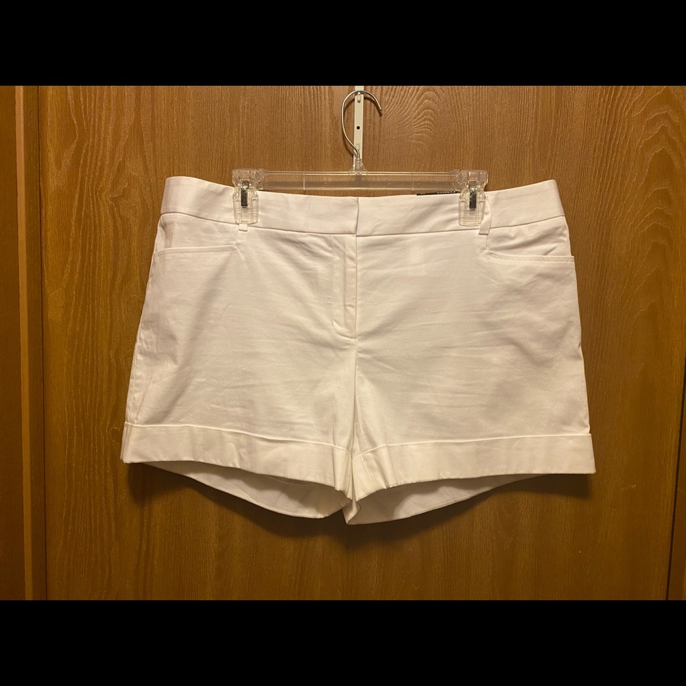 Express Dressy White Short